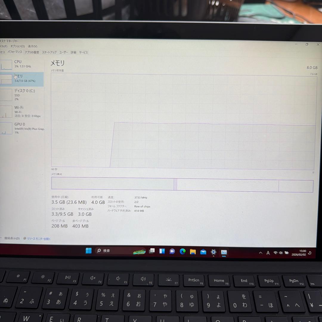 Windowsタブレット本体 surface Pro 7 1866 256