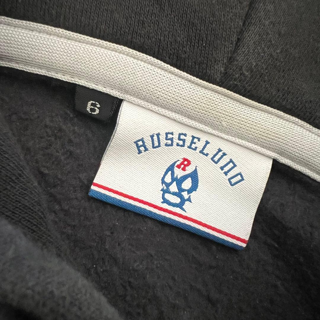 Russeluno ラッセルノ　パーカー　フーディ　メンズ　ゴルフ　ルチャ　黒