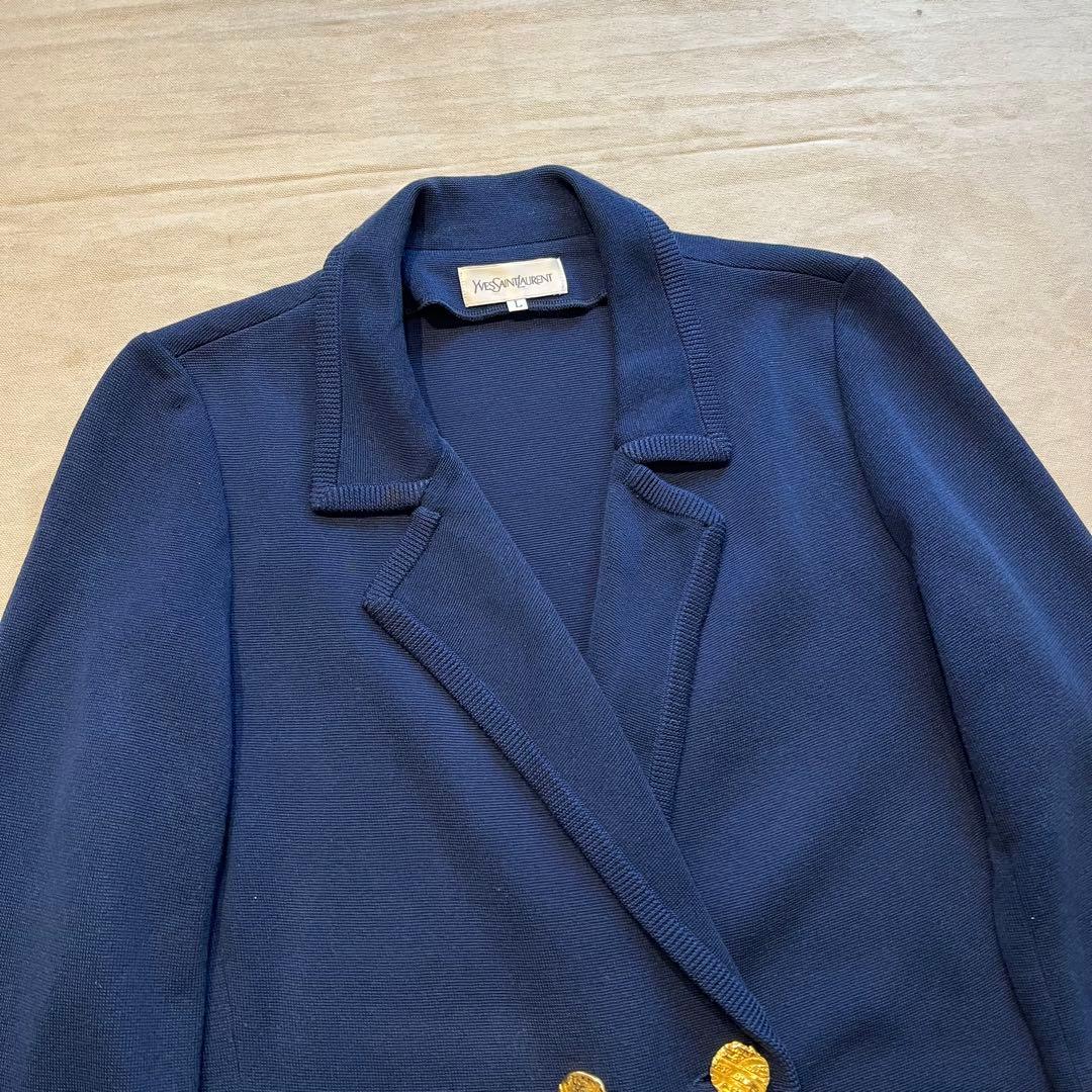 ジャケット・アウター Yves Saint Laurent knit tailored jacket