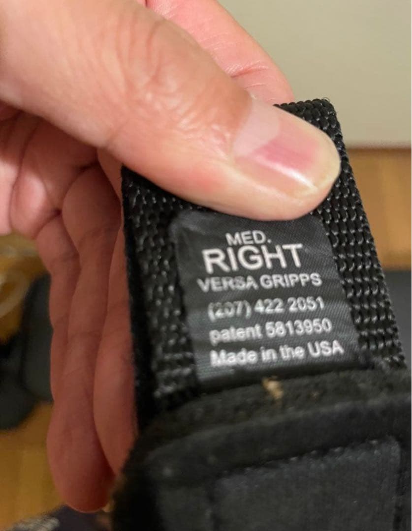 【美品】GOLD'S GYM パワーグリップ Mサイズ