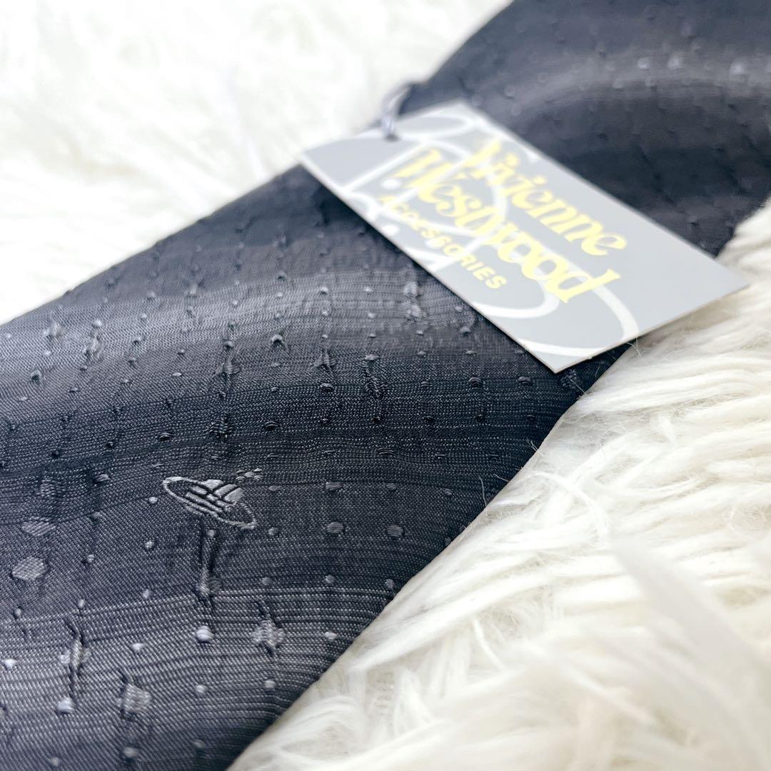 Vivienne Westwood ネクタイ グレー オーブ柄 ドット イタリア