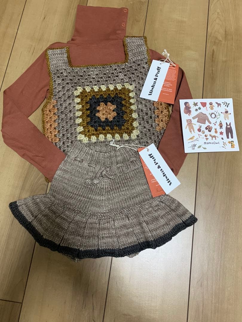 misha and puff mamaowlコラボスケポン18-24m新品