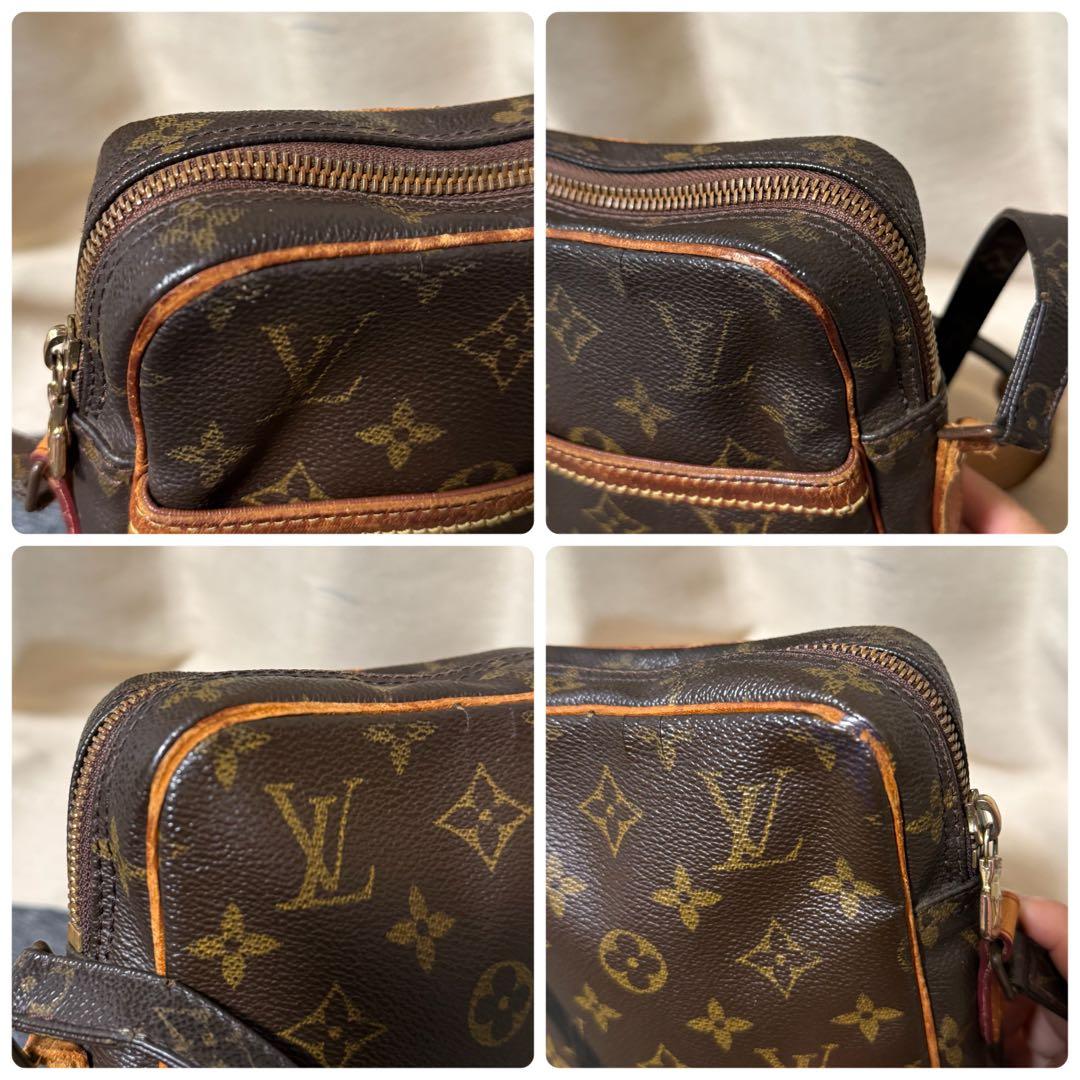 【鑑定済】 ベタ無 ルイヴィトン ダヌーブ モノグラム ショルダーバッグ