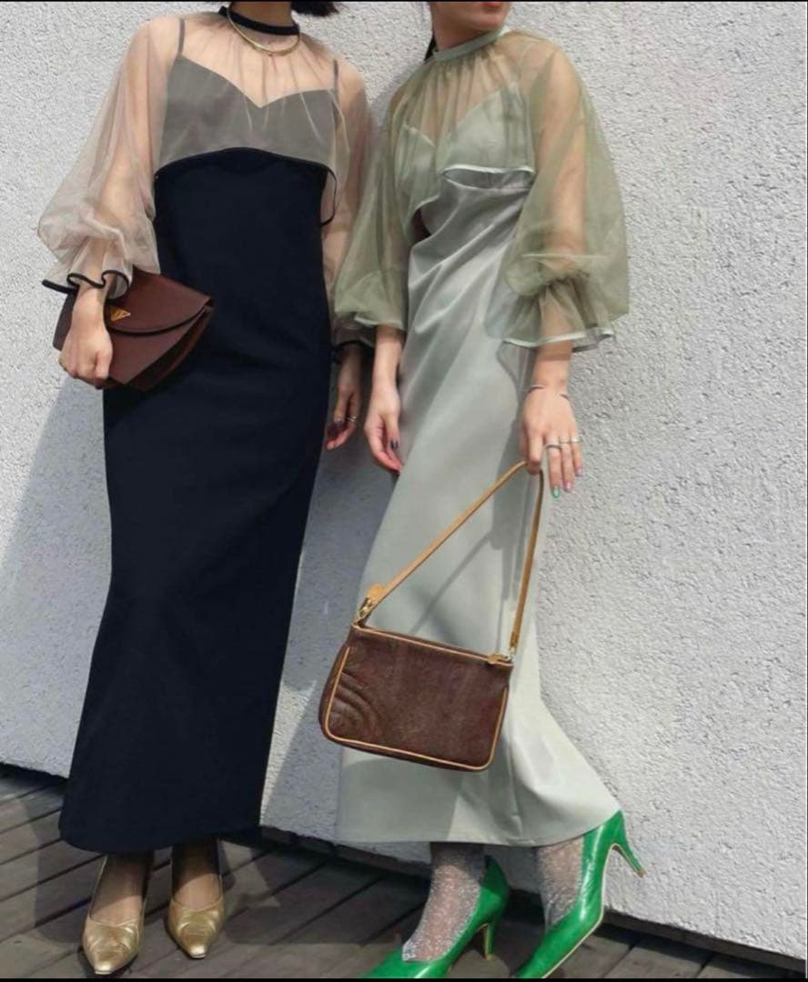 美品★ MANY WAY AIRY VEIL DRESS