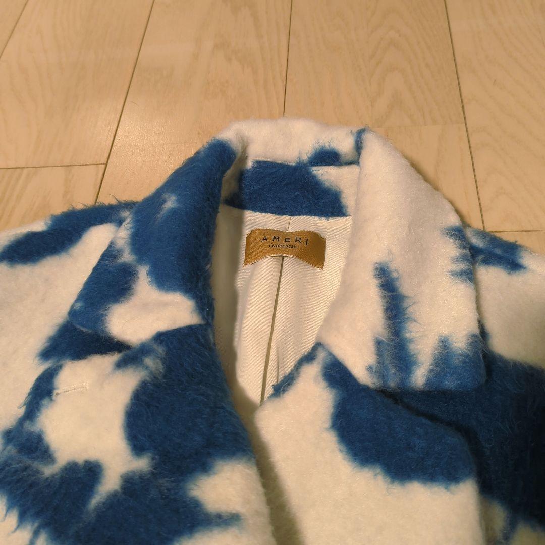 Ameri　UND SHADOW FLOWER WOOL COAT