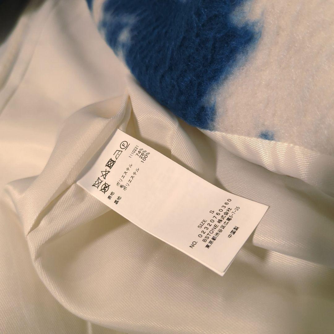 Ameri　UND SHADOW FLOWER WOOL COAT