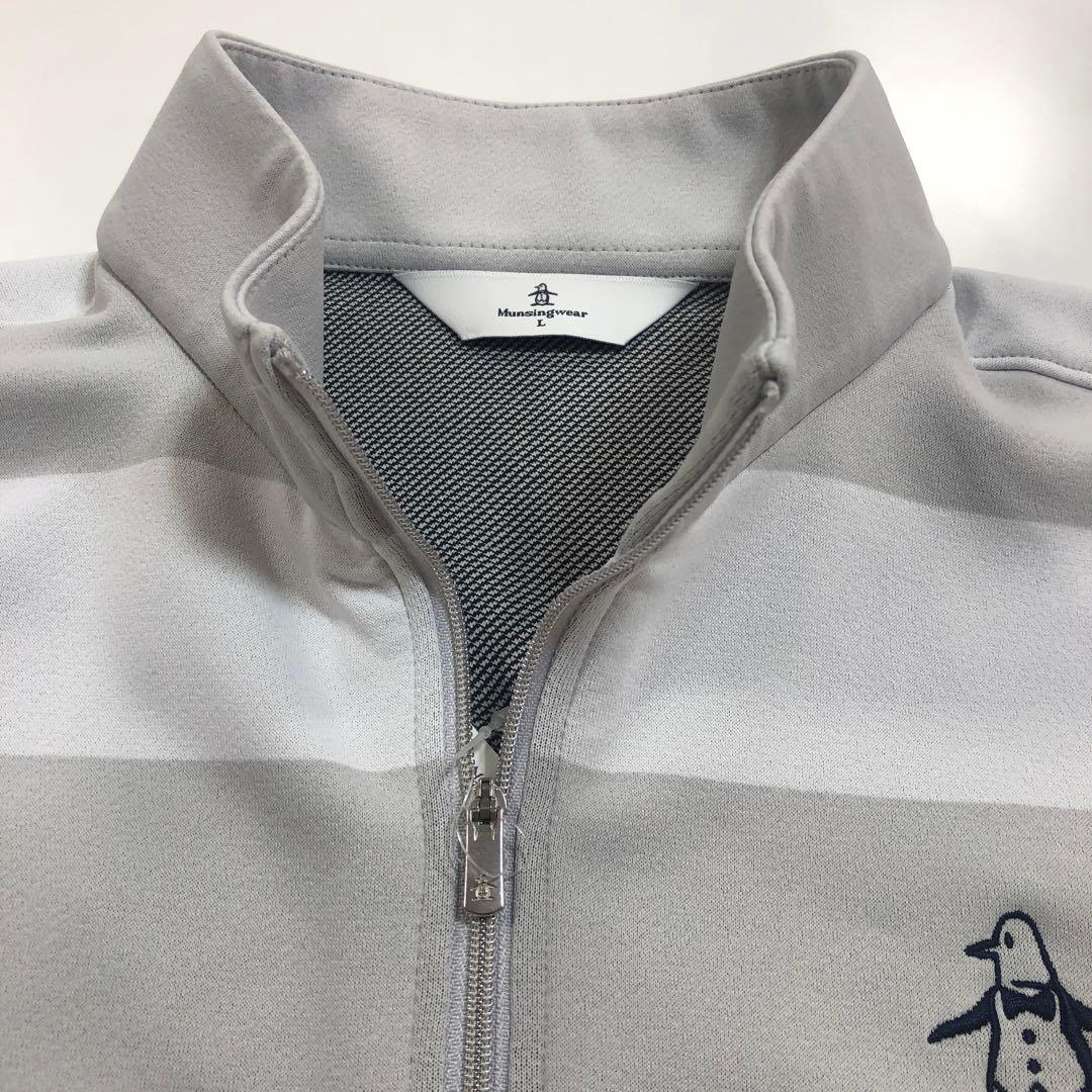 マンシングウエアレディスゴルフZIPアップシャツL