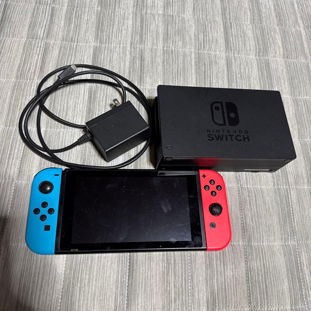 Nintendo Switch 本体 ジョイコン動作バグあり 付属品あり