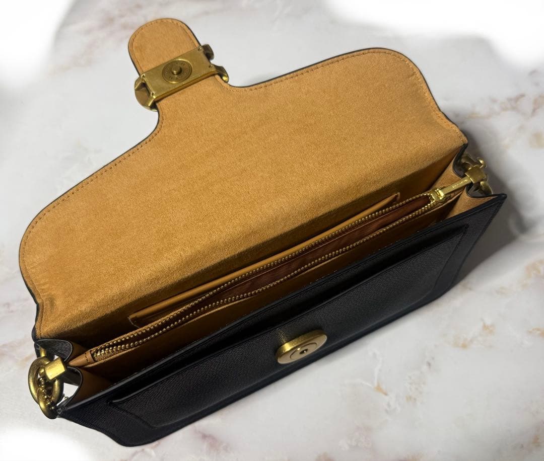 coach タビーショルダーバッグ25 ブラック