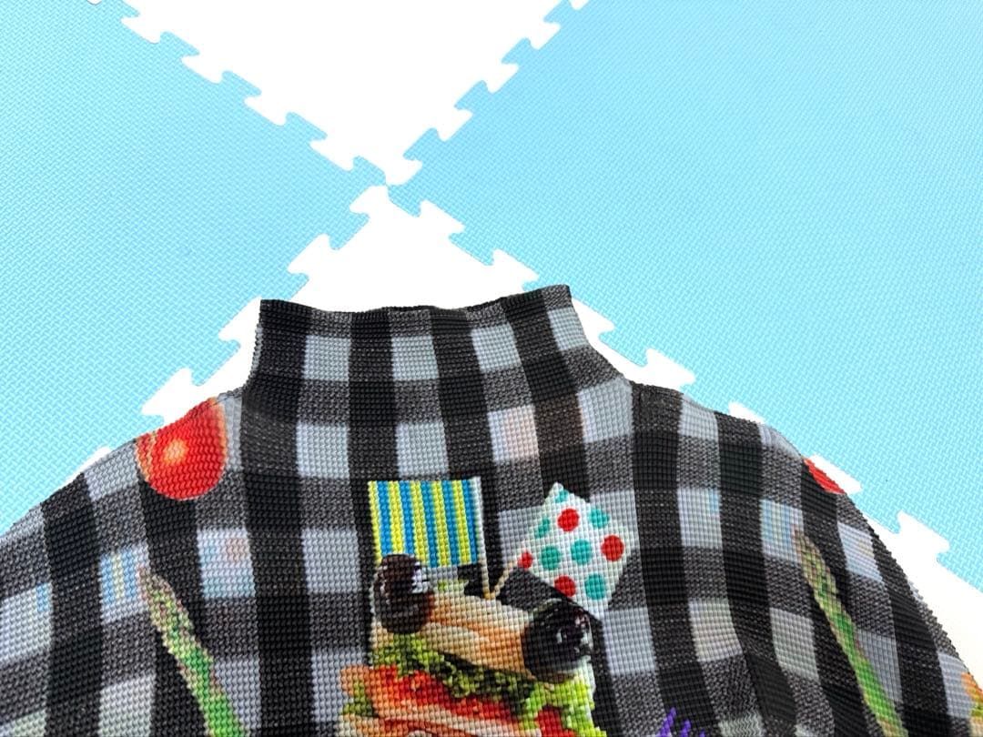 ぎ*︎様 イッセイミヤケ me プリーツ 長袖カットソー 総柄 正規品