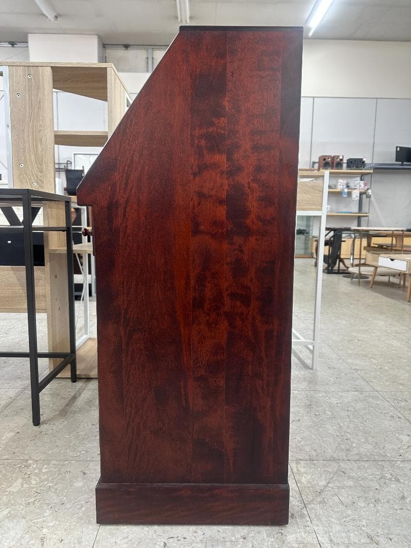 ライティングビューロ　アンティーク　レトロ　ブラウン