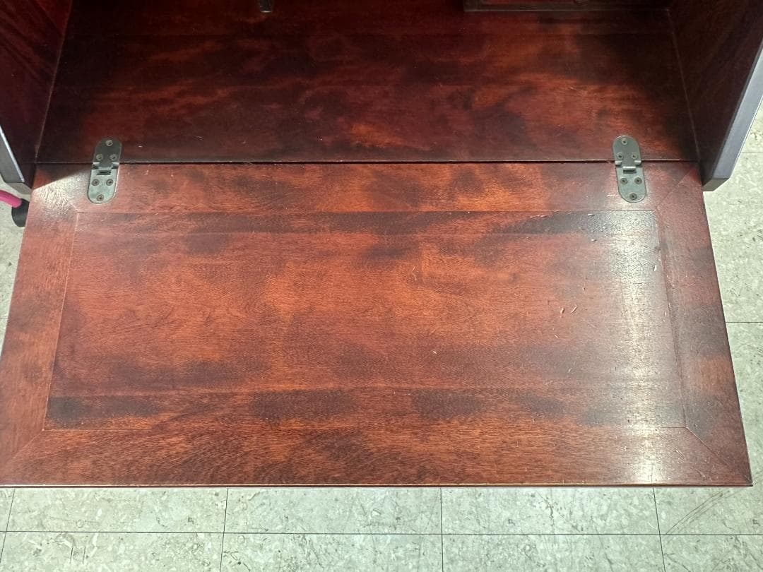 ライティングビューロ　アンティーク　レトロ　ブラウン