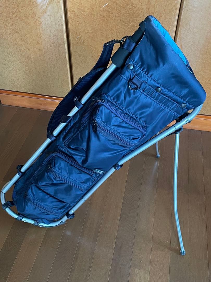 ミズノ フレームウォーカー　 PORTER キャディバッグ ネイビー