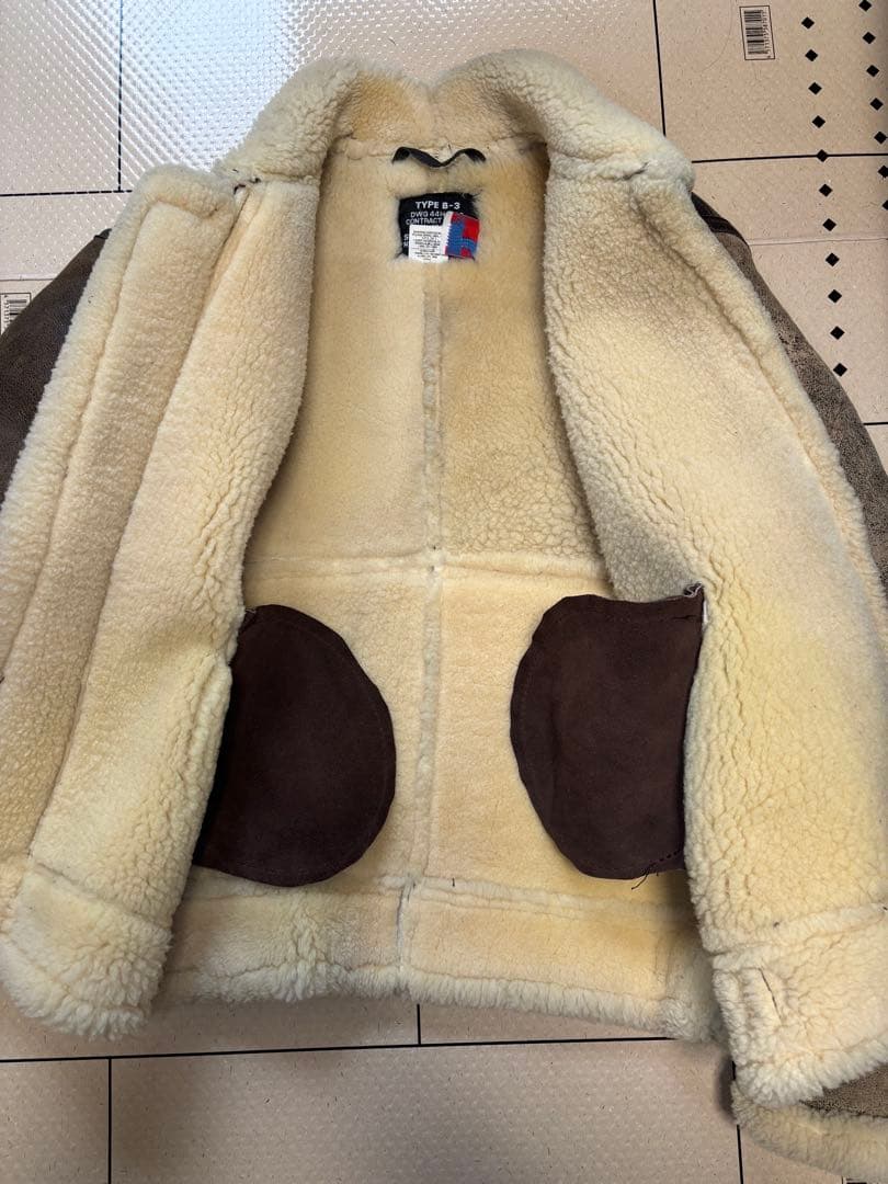 Schott Type B-3 シープスキン ミリタリージャケット サイズ42