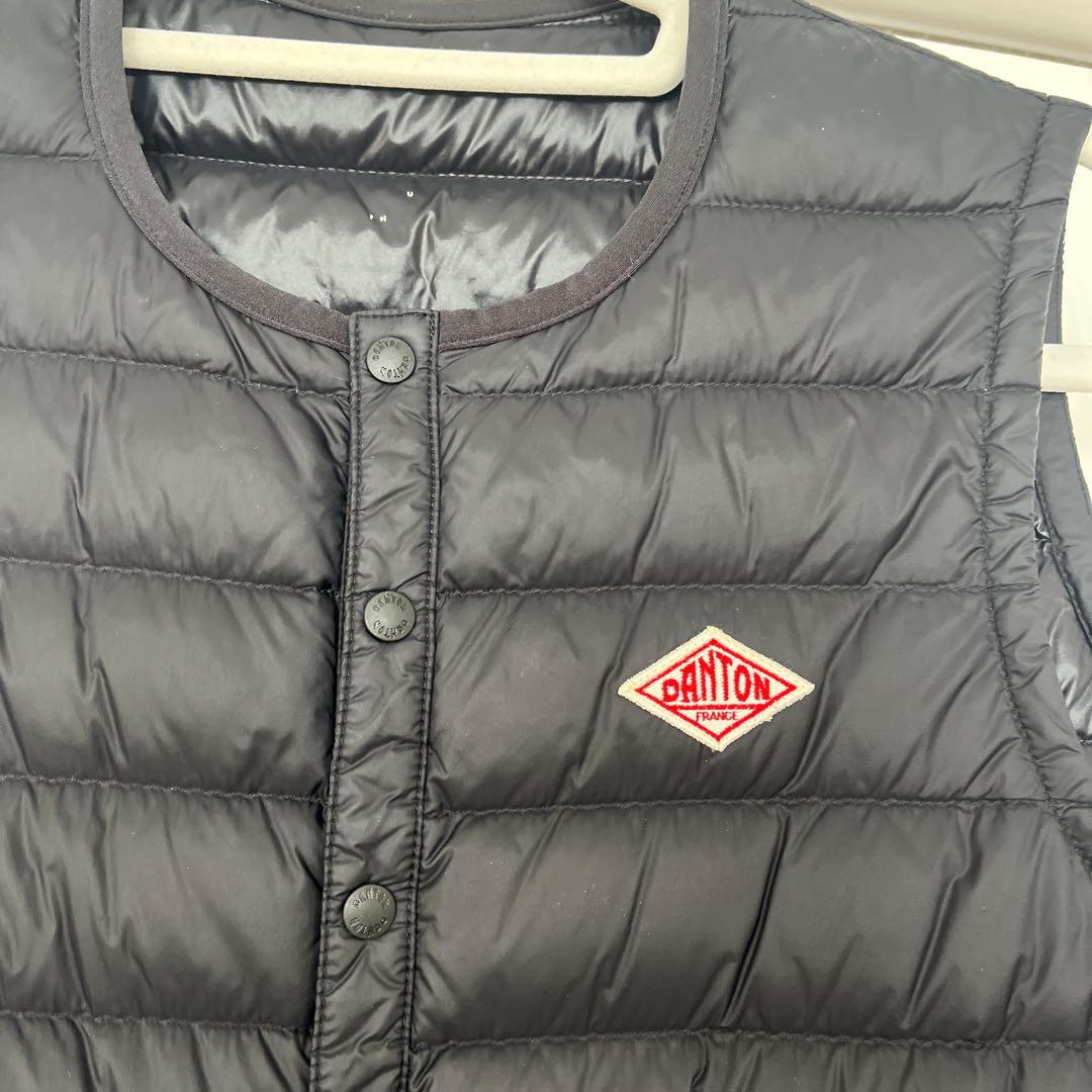 ダントン　インナーダウン 38ベスト　ブラック黒
