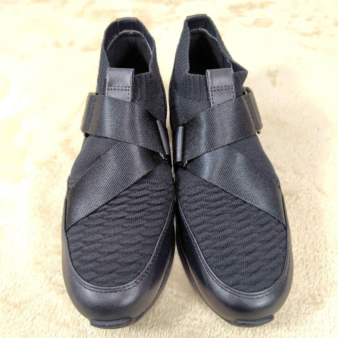 極美品 pedala ペダラ ゴアテックス スニーカー　スリッポン ベルクロ 黒