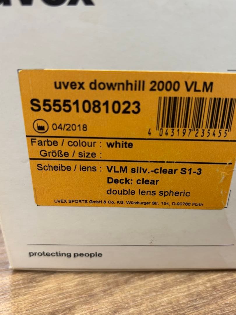 【新品未使用】uvex downhill 2000 VLM ゴーグル