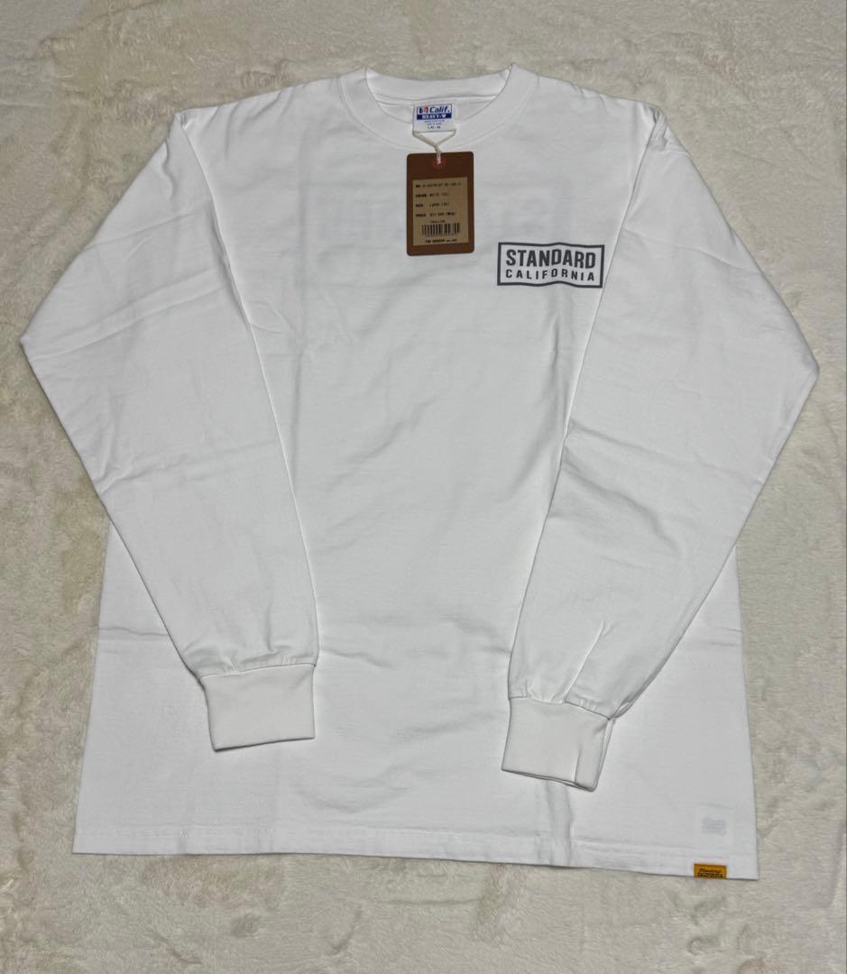 L スタンダードカリフォルニア ヘビーウェイト ボックスロゴ ロンT スタカリ
