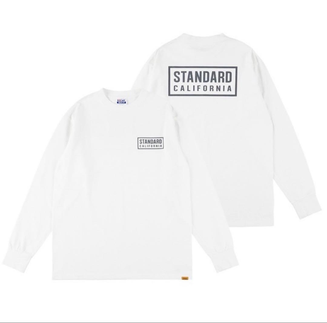 L スタンダードカリフォルニア ヘビーウェイト ボックスロゴ ロンT スタカリ