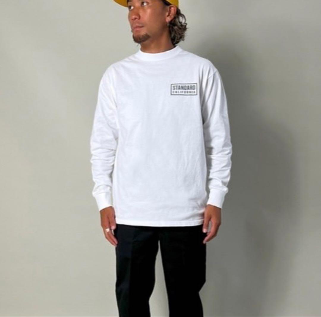 L スタンダードカリフォルニア ヘビーウェイト ボックスロゴ ロンT スタカリ