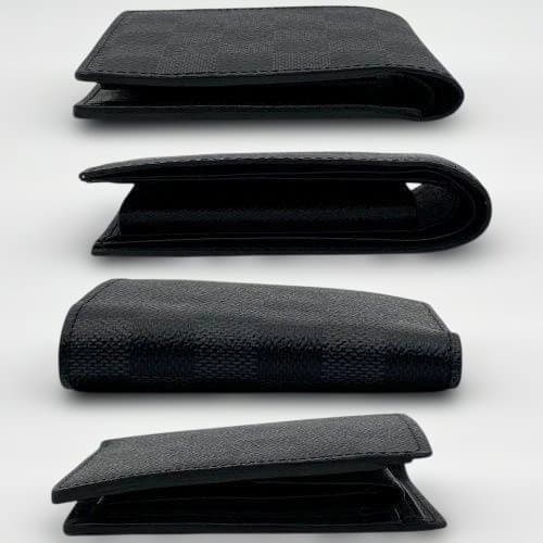 【美品】ルイヴィトン ダミエグラフィット ポルトフォイユマルコNM 二つ折り財布