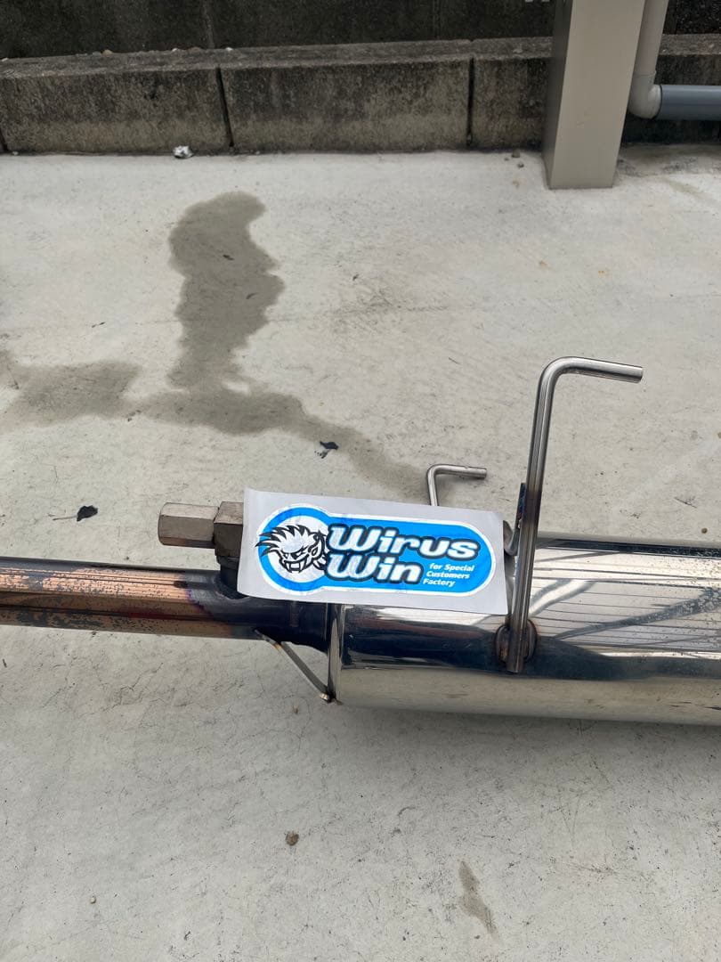 ハイゼットジャンボＳ510PWirus Win ステンレスマフラー 本体