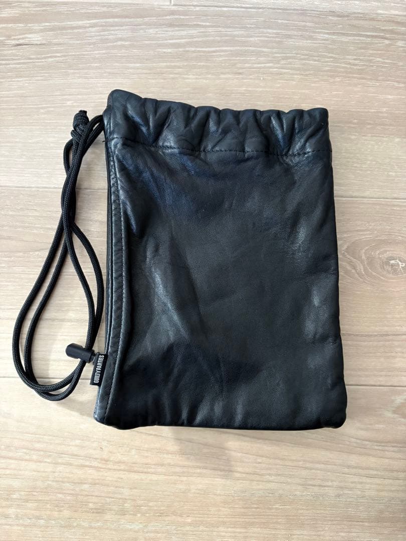 WAKOMARIA×PORTER レザー巾着