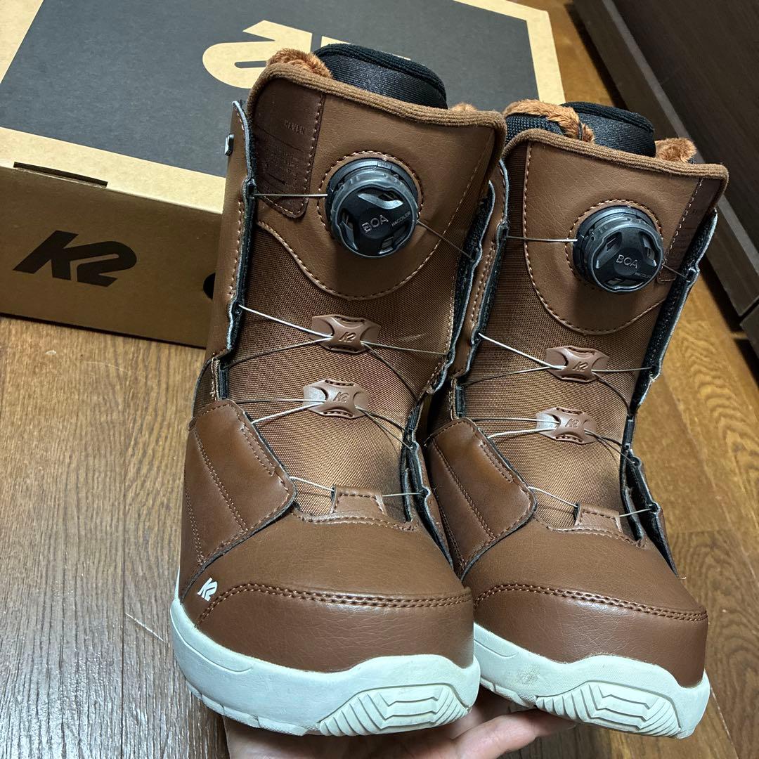 K2 スノーボード　ブーツ　ブラウン　23cn