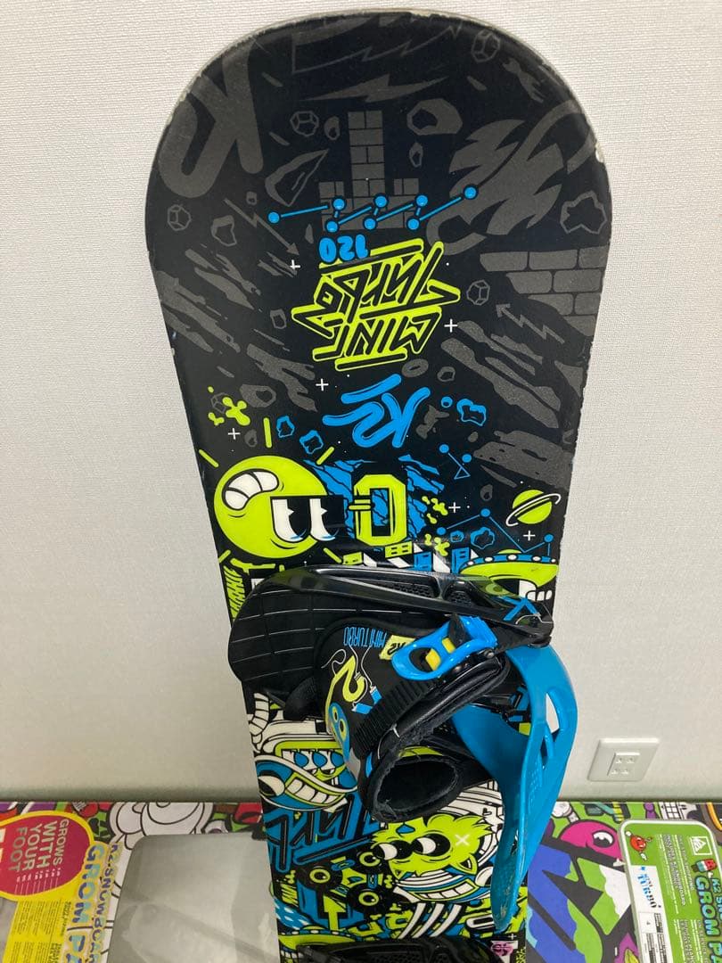 K2 Grom Pack 120cm 3点セット スノーボード キッズ 化粧箱付