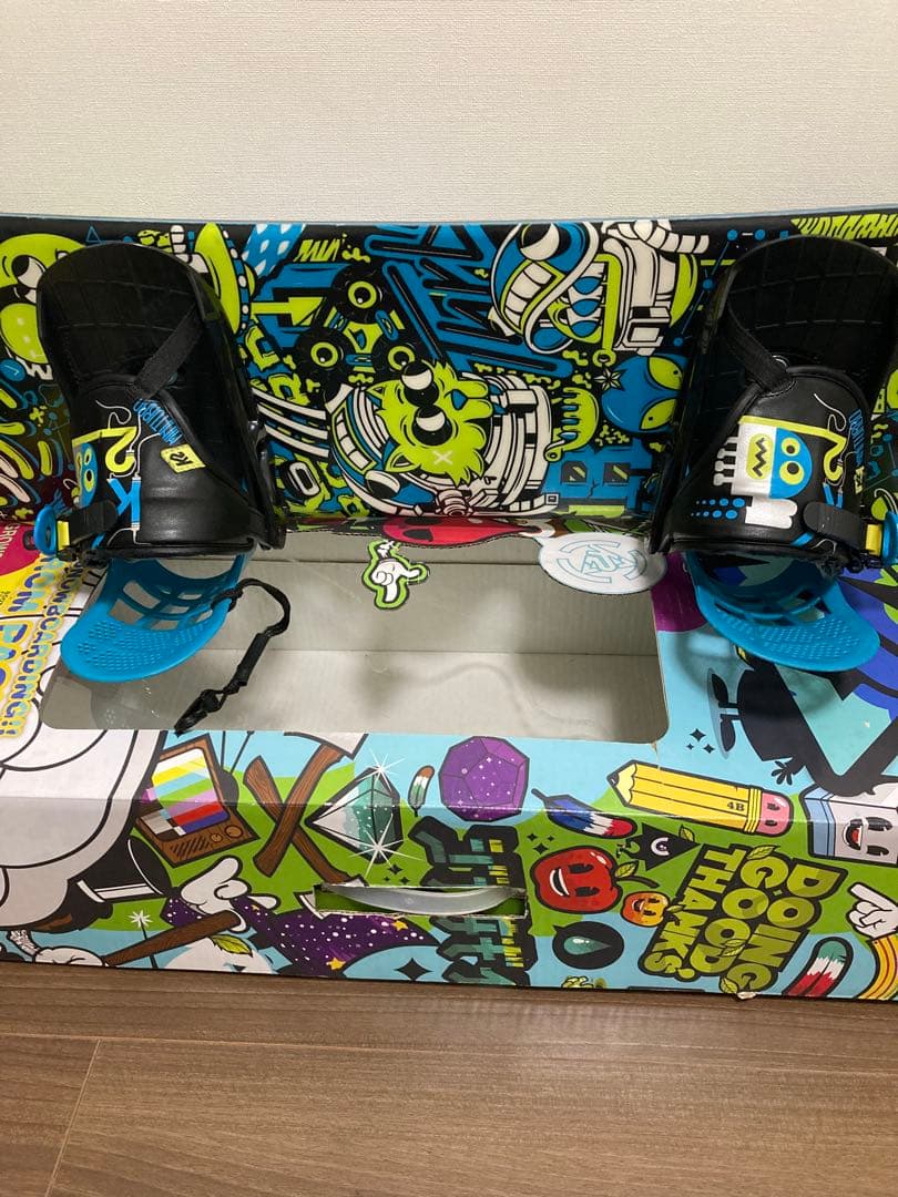 K2 Grom Pack 120cm 3点セット スノーボード キッズ 化粧箱付