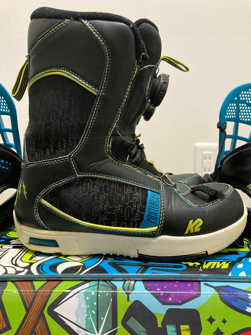 K2 Grom Pack 120cm 3点セット スノーボード キッズ 化粧箱付