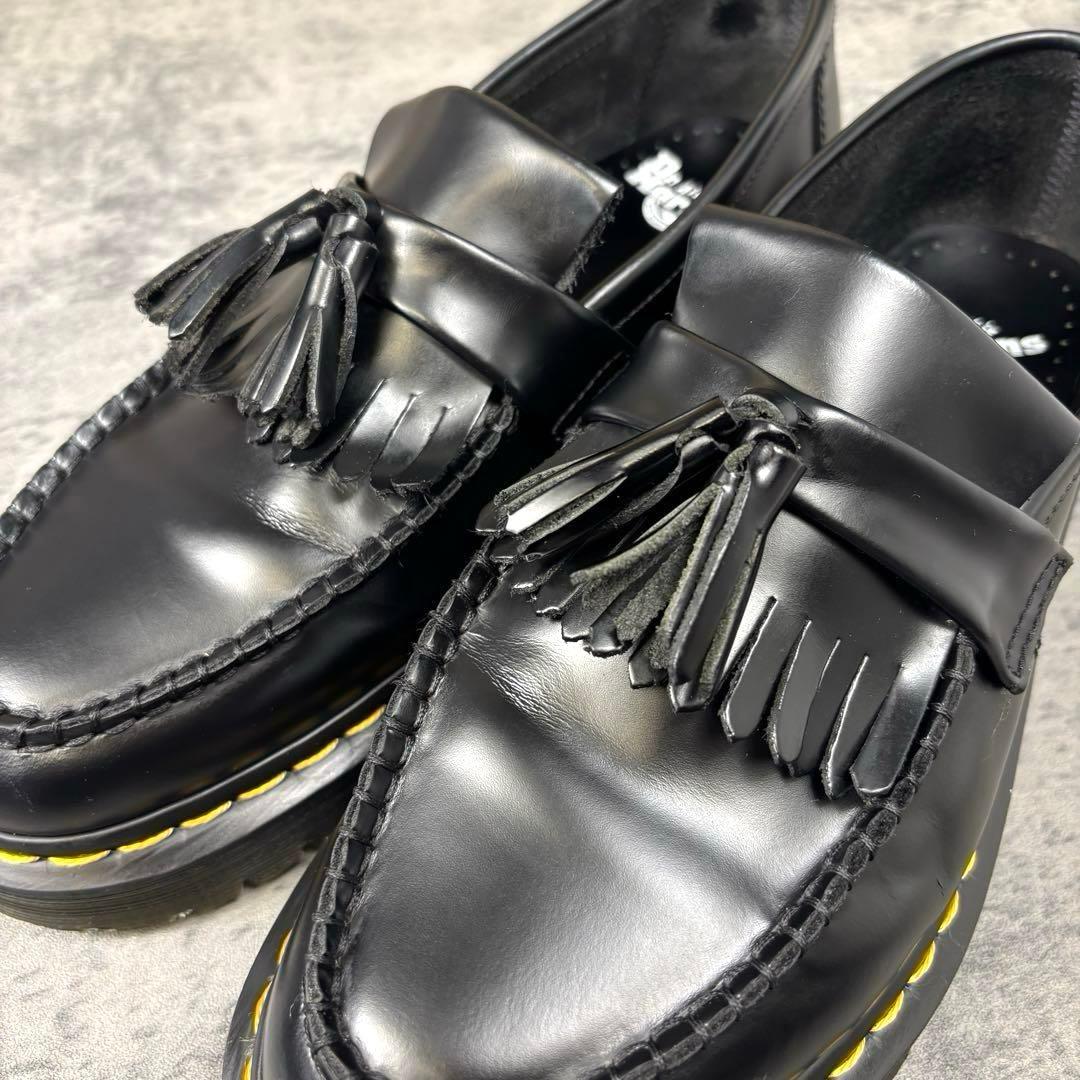 【美品】UK8（27cm）ドクターマーチン タッセルローファー エイドリアン厚底