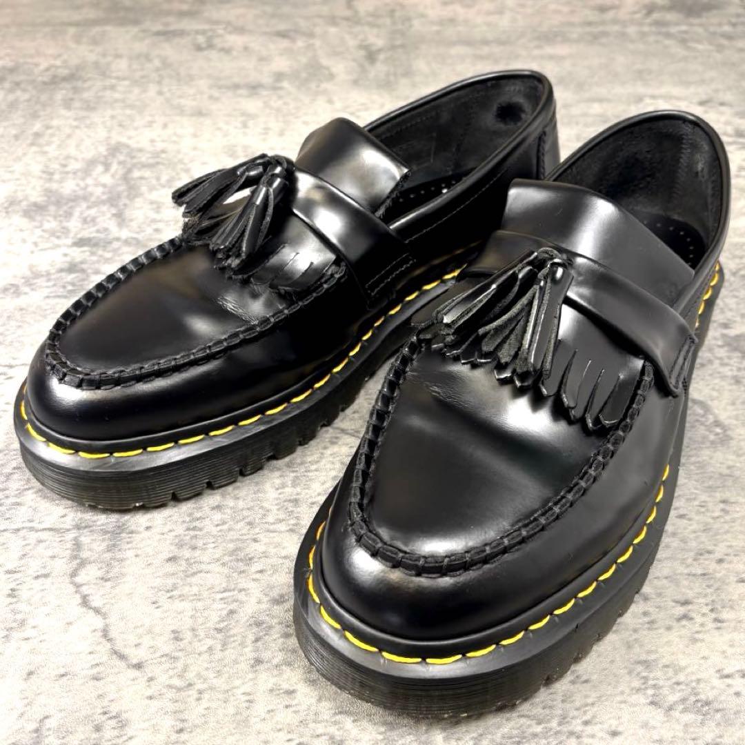 【美品】UK8（27cm）ドクターマーチン タッセルローファー エイドリアン厚底