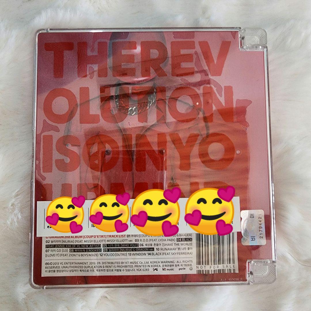 直筆サイン入りG-DRAGON ALBUM クーデター