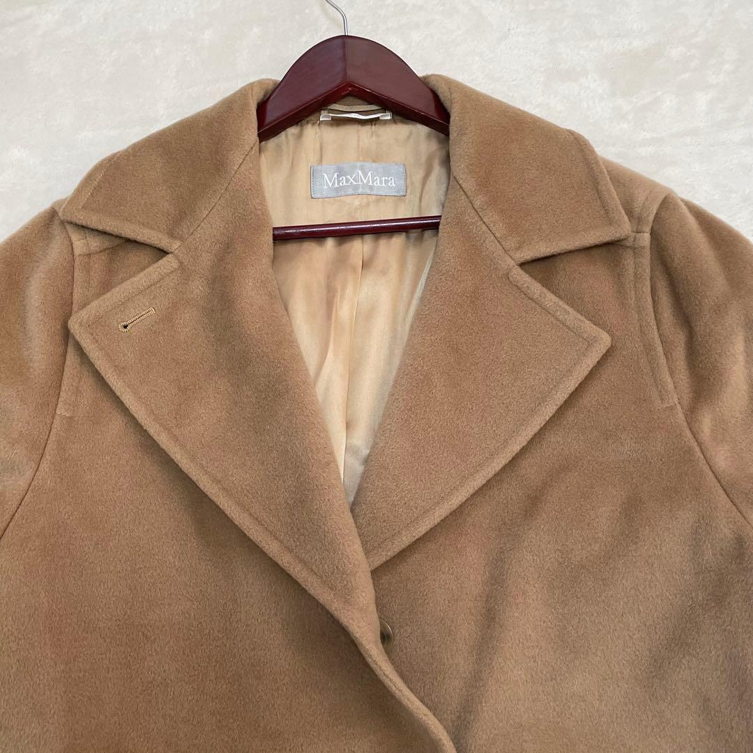 【幻の48サイズ】マックスマーラ ロング チェスターコート 銀タグ 大きいサイズ