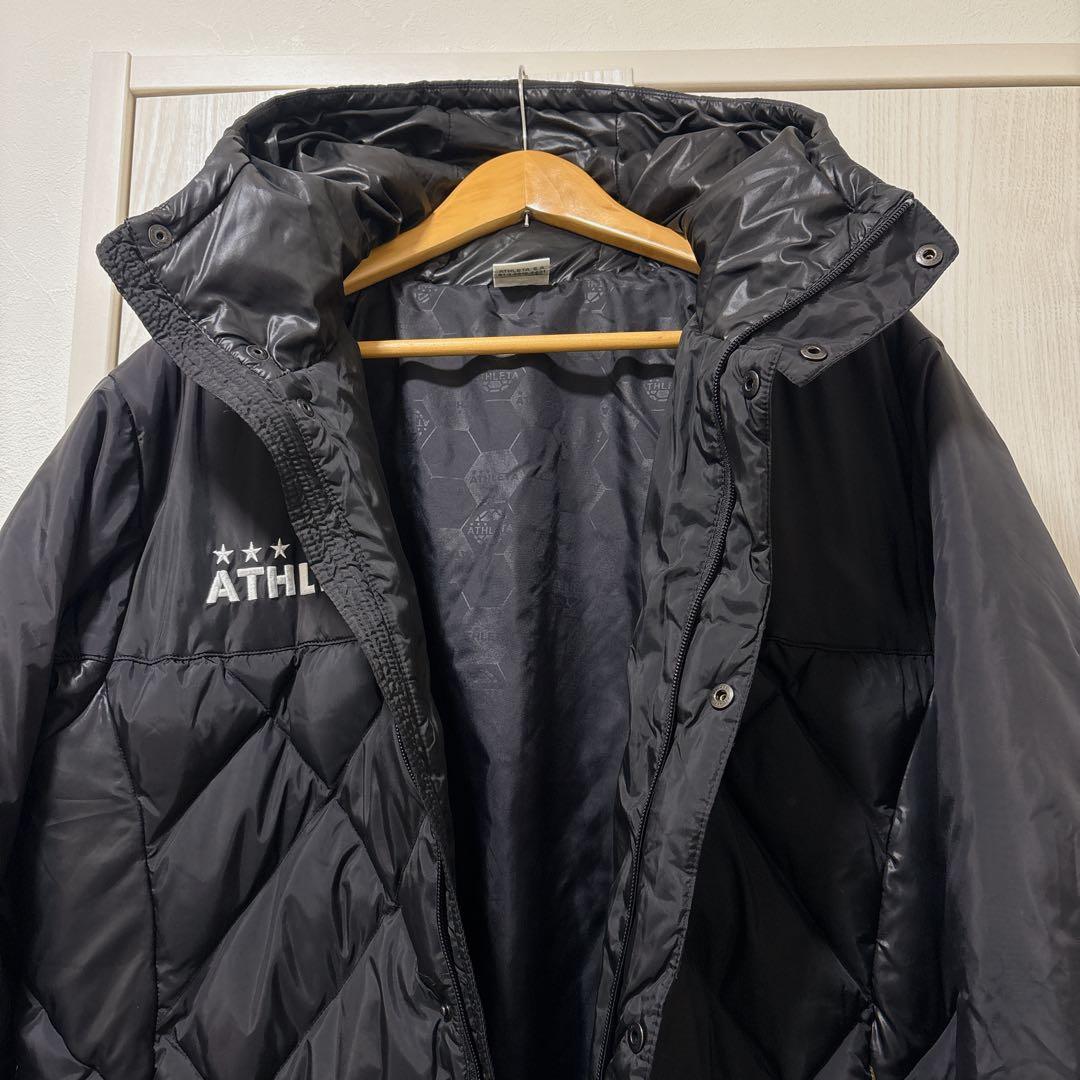 美品　ATHLETA ベンチコート　ナイロンパーカー　ナイロンジャケット　中綿入
