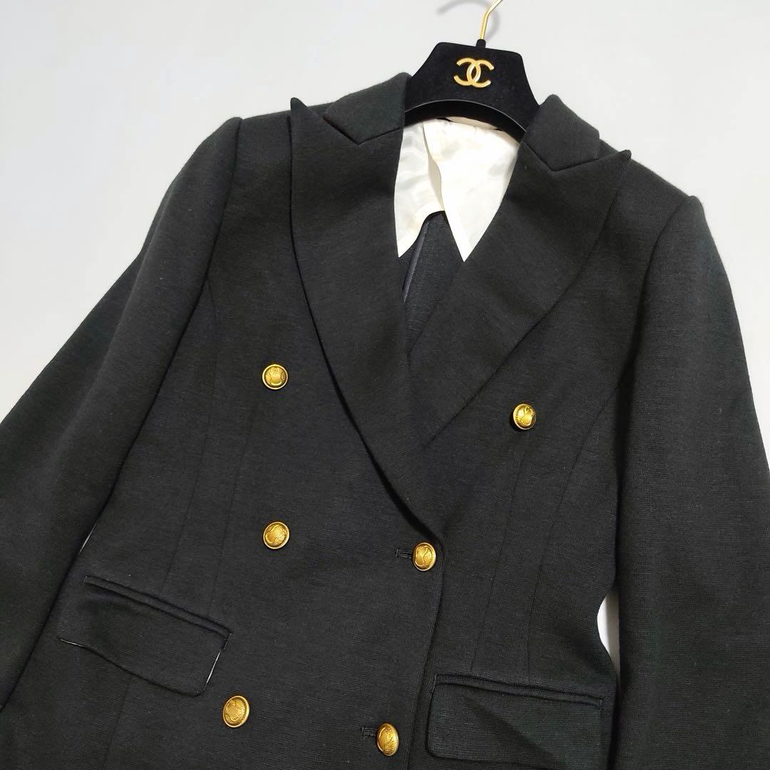 希少✨ダブルスタンダードクロッシング　紺ブレ　金ボタン　ダブルブレストジャケット