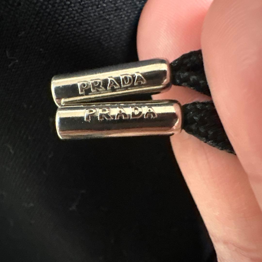 PRADA サイドライン スナップボタン パンツ ブラック トライアングルロゴ