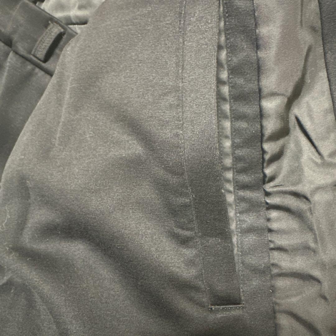 PRADA サイドライン スナップボタン パンツ ブラック トライアングルロゴ