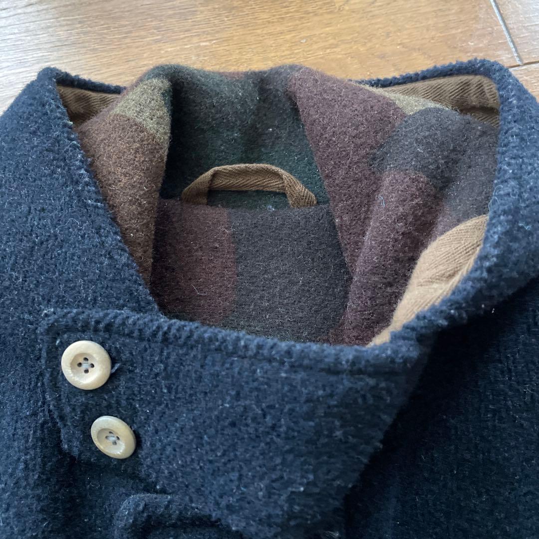 Nigel Cabourn リバーシブルダッフルコート 迷彩×ネイビー 46