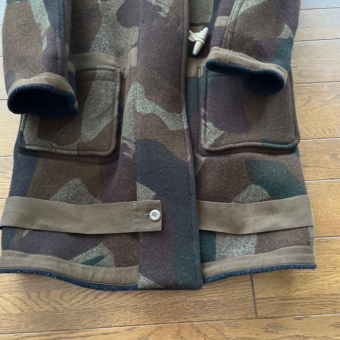 Nigel Cabourn リバーシブルダッフルコート 迷彩×ネイビー 46
