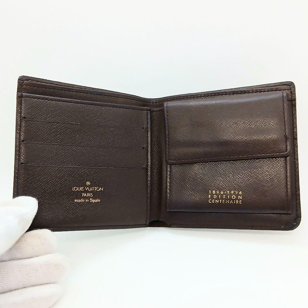 ★良品★ルイヴィトン ダミエ ポルトフォイユ マルコ★二つ折り財布★男女兼用★