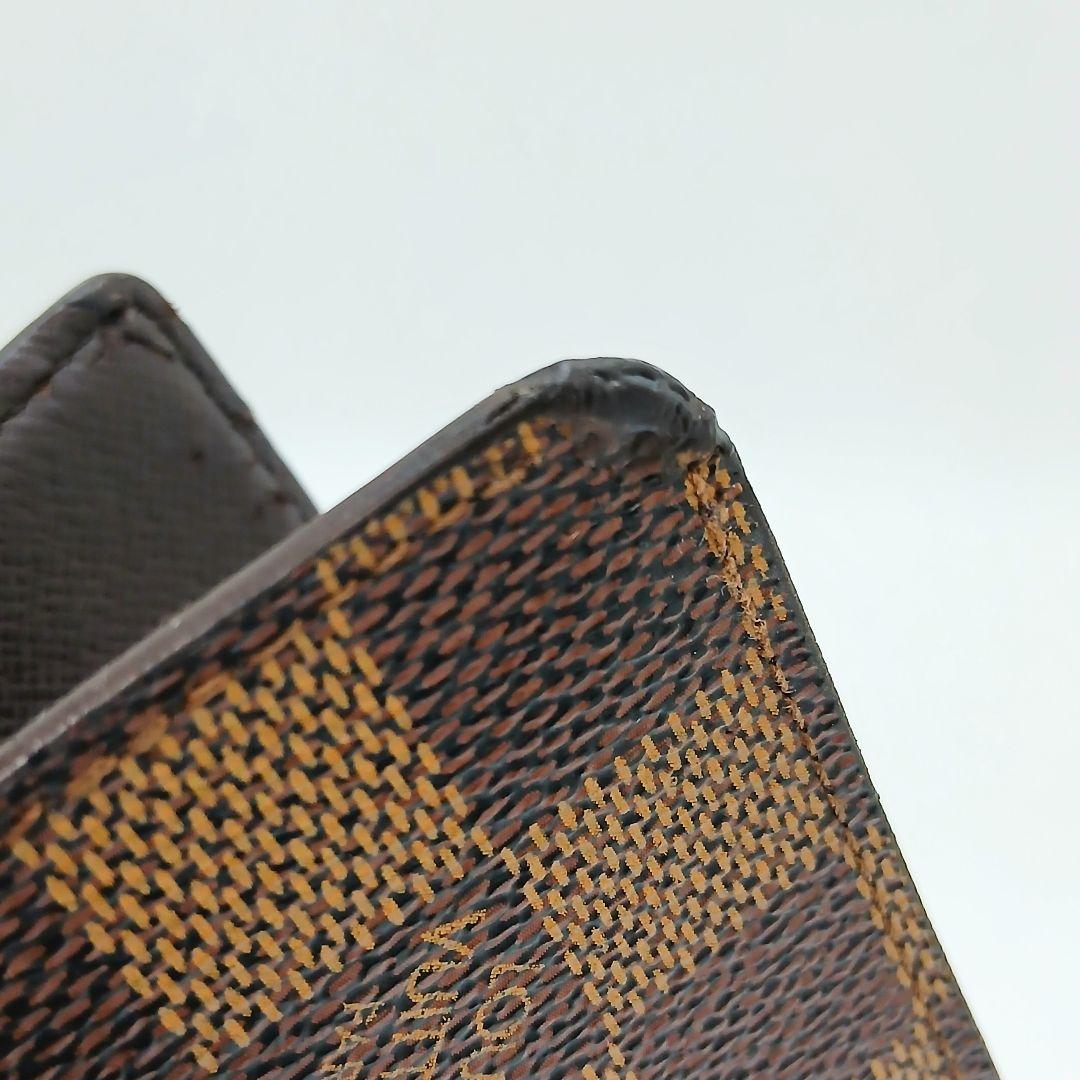 ★良品★ルイヴィトン ダミエ ポルトフォイユ マルコ★二つ折り財布★男女兼用★