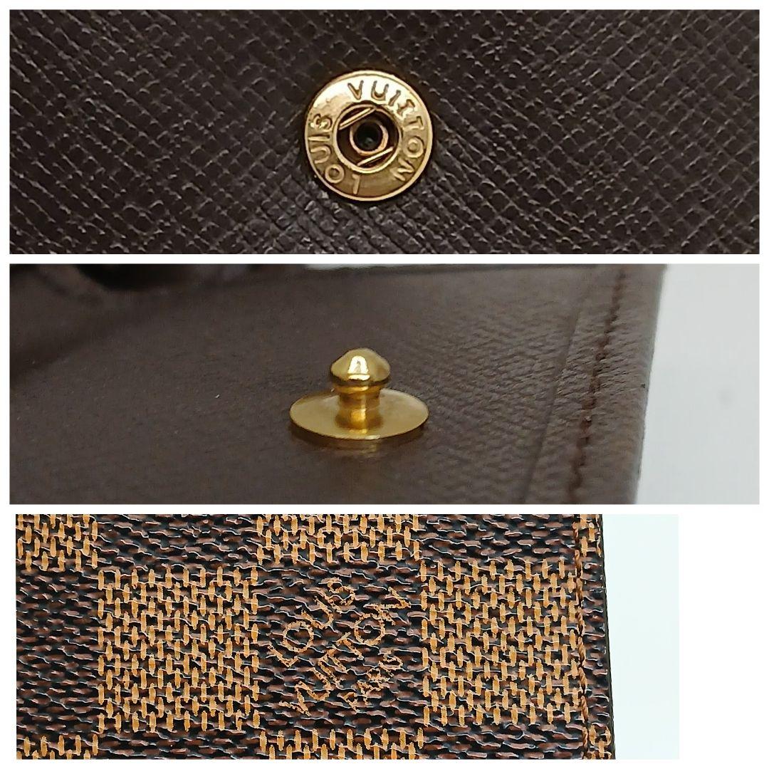 ★良品★ルイヴィトン ダミエ ポルトフォイユ マルコ★二つ折り財布★男女兼用★