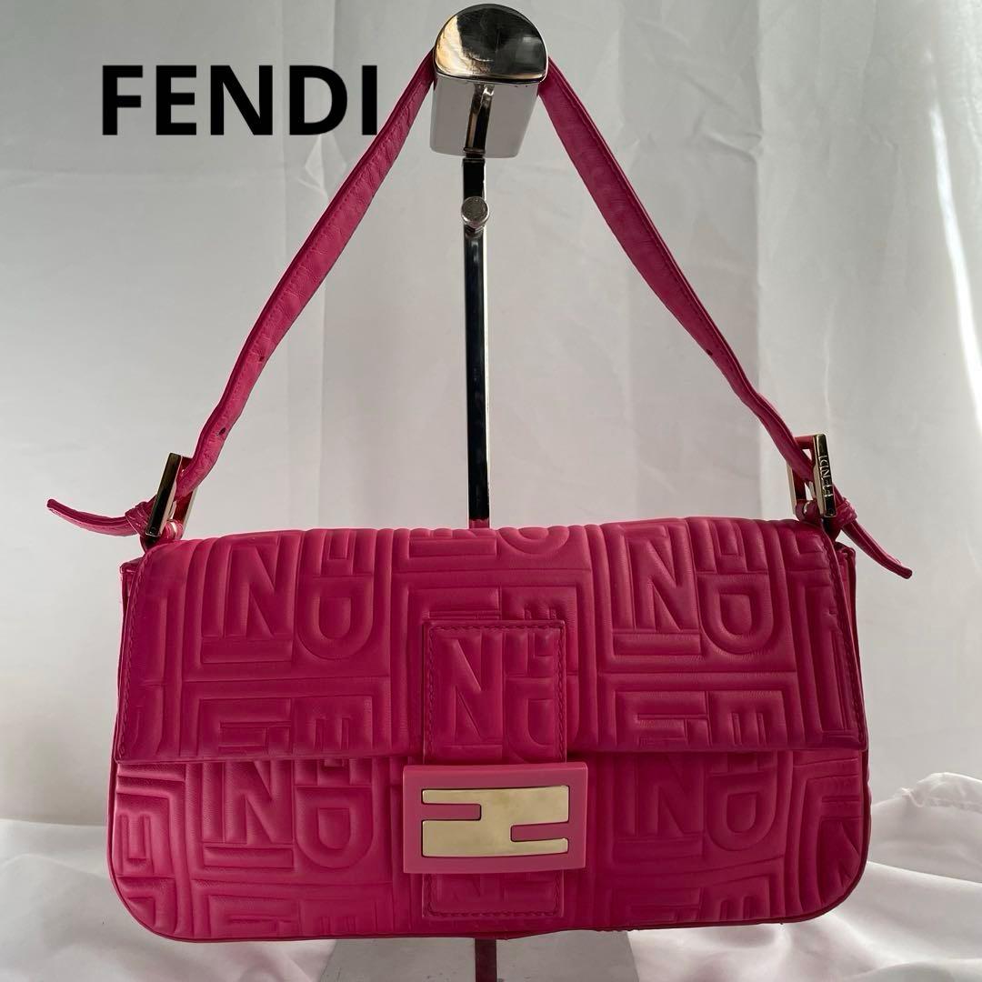 ✨️未使用級✨️ FENDI フェンディ　マンマバケット　ハンドバッグ　レザー