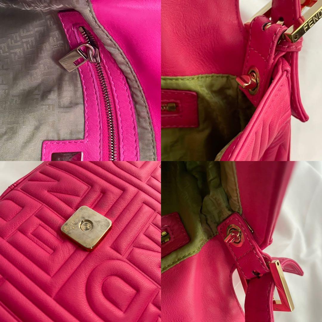 ✨️未使用級✨️ FENDI フェンディ　マンマバケット　ハンドバッグ　レザー