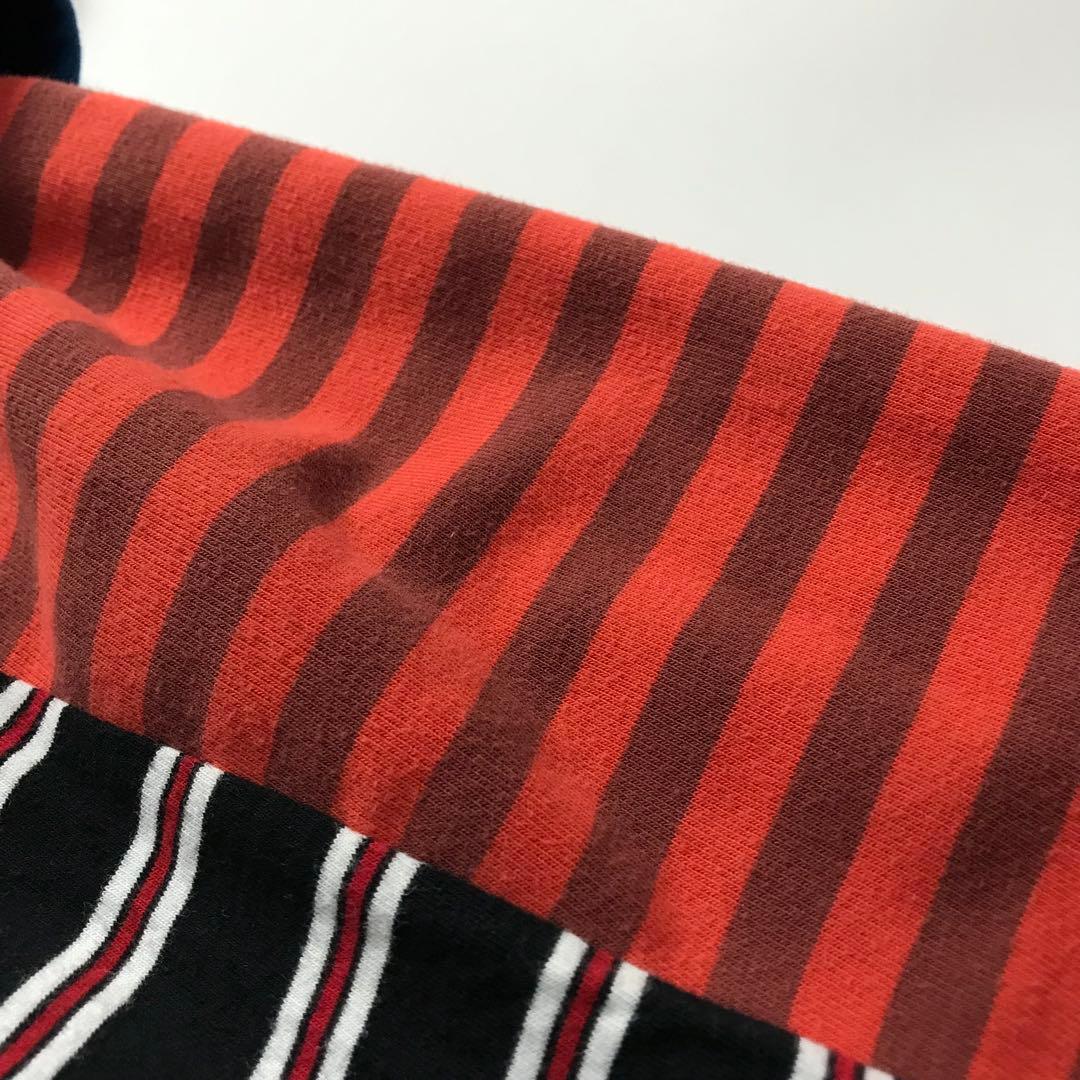 Candy Stripper レイヤード風デザインパーカー　ワンピース