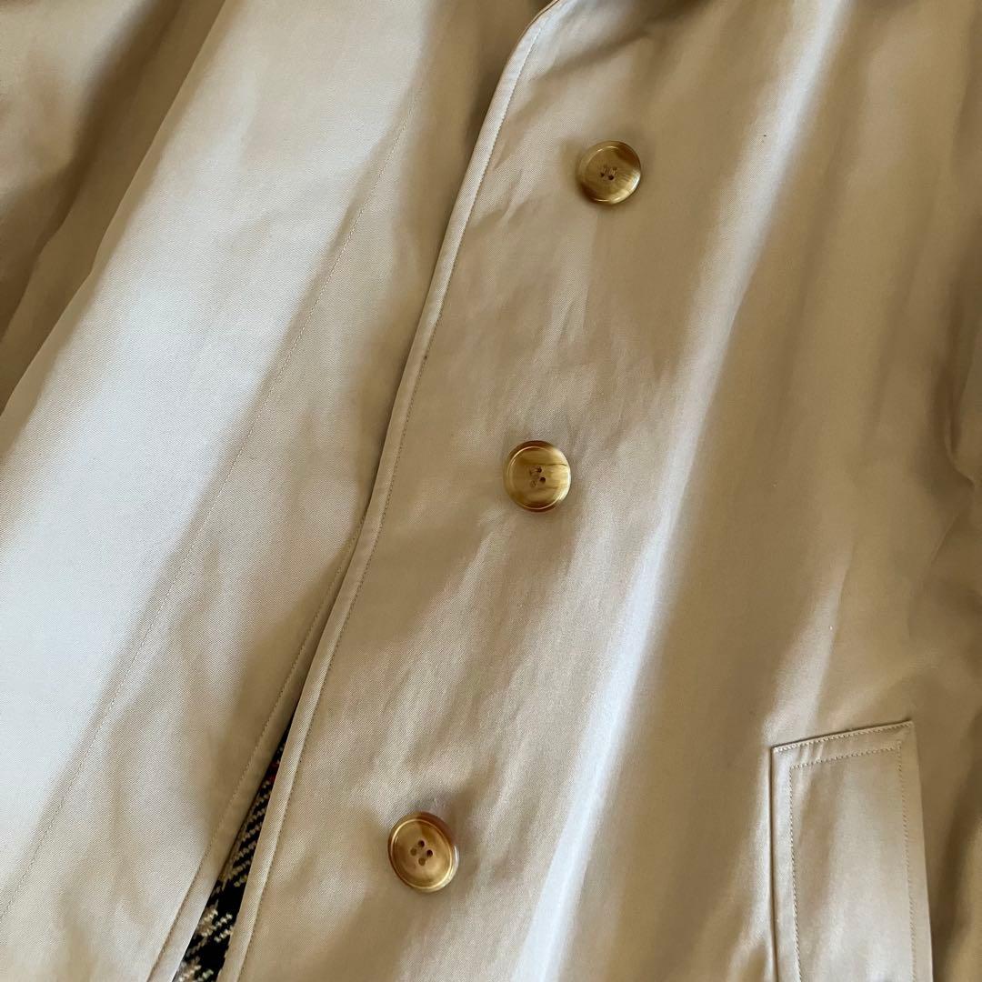 な*ら様 バーバリー ステンカラーコート ノバチェック　ライナー付き