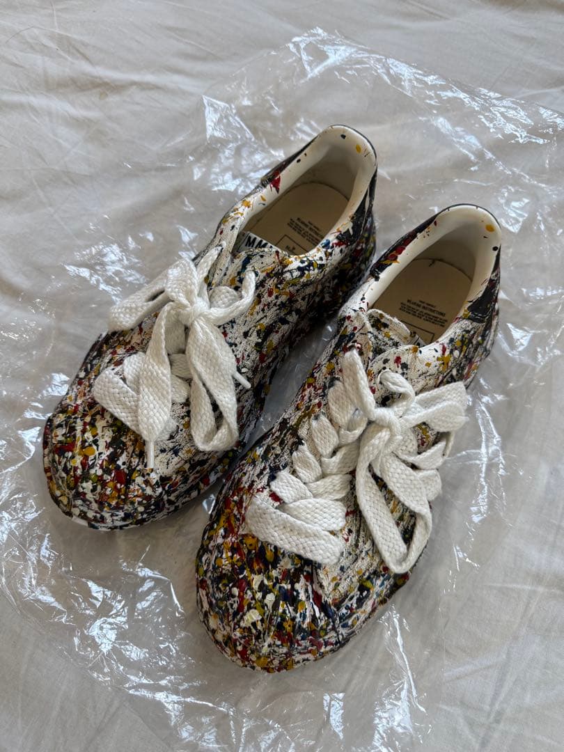 値下ok size42 BLAKEY MMY スプラッターペイント スニーカー