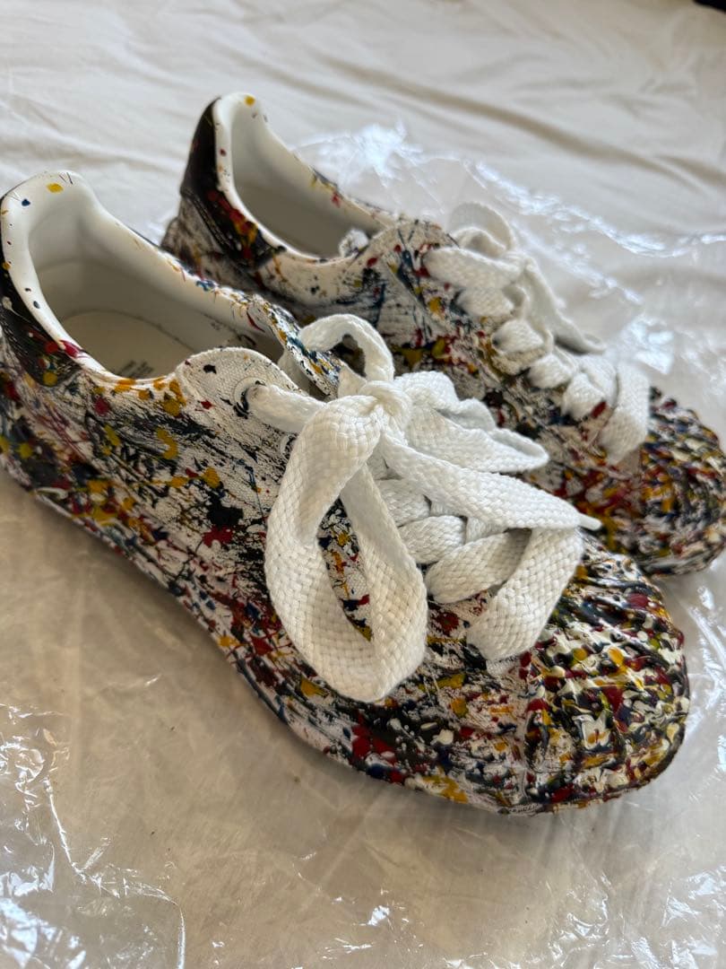 値下ok size42 BLAKEY MMY スプラッターペイント スニーカー